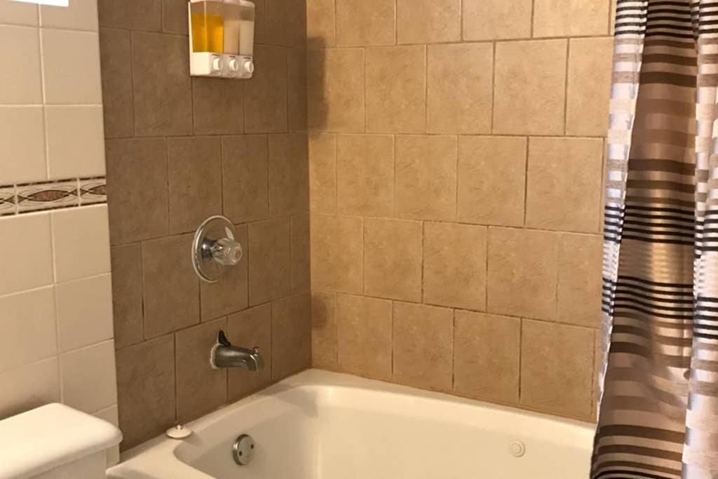 Apartament Private Bsmt With Sep. Entrance And Free Parking Toronto Zewnętrze zdjęcie